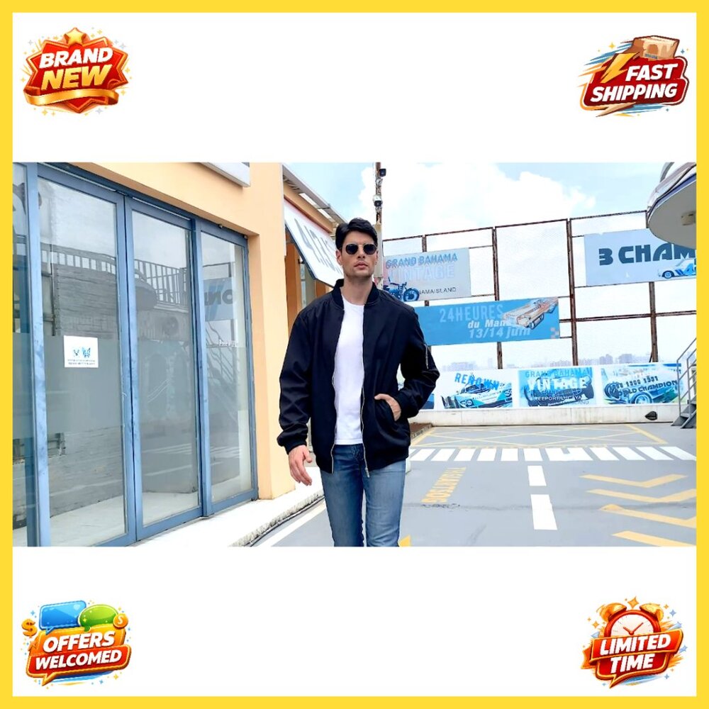 Slim Fit Lightweight Softshell Flight Bomber Jack… - image 5